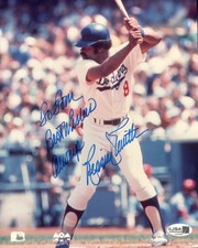Reggie Smith Signed Autograph 8X10 Photo Dodgers Home Batting To Tom JSA CJ07602