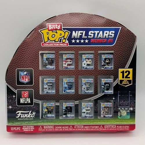 New : Funko Pop! NFL Stars Collector Pack Bitty POP! Sereis 1 12pc Mahomes Allen