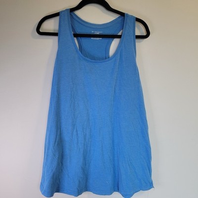 Tek Gear Top Women s Size 1X Blue Sleeveless Tank Racerback 