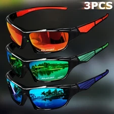 3 Packs Polarized Sunglasses for Men, Lightweight Sun Glasses with UV Protection