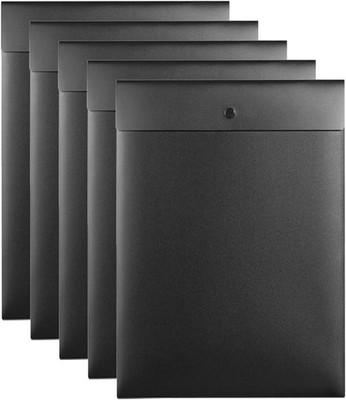 Vertical File Folders Poly Filing Envelope Plastic Project Folder with Snap