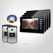 7" Video Door Intercom System with Mute Mode for Home Security for House/ Flat
