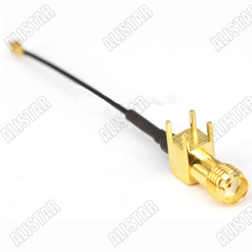 10x SMA Female Right Angle PCB to U.fl/IPX Extension Antenna WiFi 1.13mm Cable - Picture 2 of 6