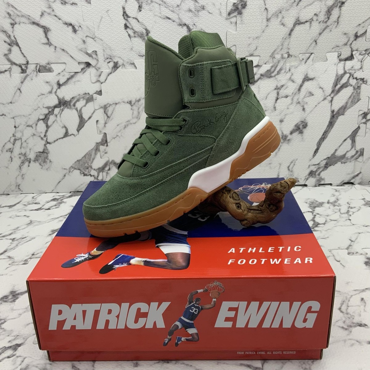 PATRICK EWING 33 HI ホワイト/グリーン26.5センチ 33 HI White/Aventurine/Gum COUNTRY CLUB – Ewing Athletics
