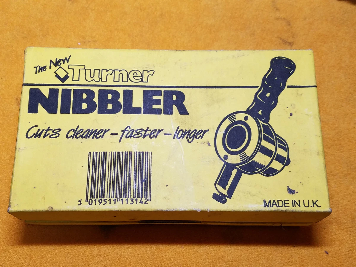 TURNER NIBBLER SHEET METAL CUTTING HEAD FOR HAND DRILLS WITH EXTRA S