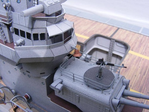 1:200 USS Lexington (CV-2) Lady Lex Aircraft Carrier Handcraft Paper Model Kit - Picture 9 of 12