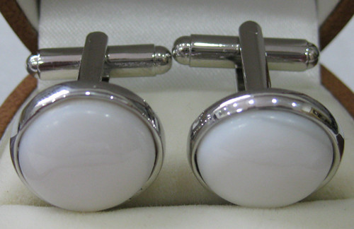 Fashion Mens Cufflinks Sea Shell Pearl Jade Tiger Eye Cuff Links Christmas Gifts - Picture 12 of 49