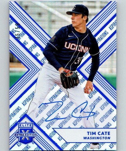 (HCW) 2018 Panini Elite Extra Edition Aspirations Tim Cate Auto 45/50 Auto 07207 - Picture 1 of 3