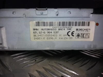 65126904537 Sistema Audio/Radio Cd para BMW SERIE 5 BERLINA (E39) 525tds 117366 - Imagen 1 de 4