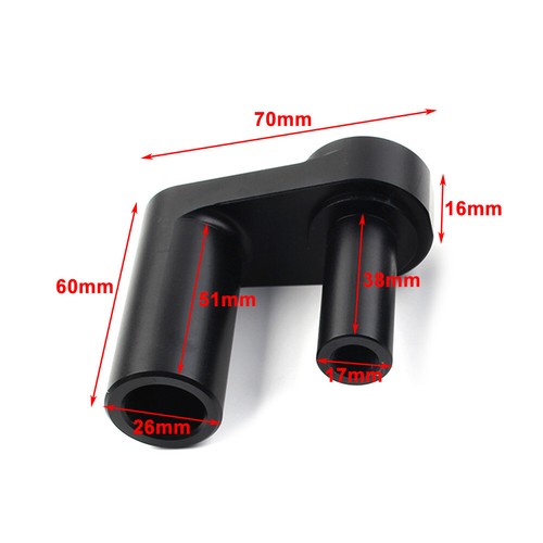 Handlebar Risers Kit 1.625" Back Move Mount Clamps For 14-20 BMW R1200RT R1250RT - Picture 5 of 8