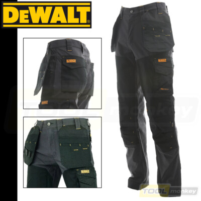 Dewalt Work Trouser Grey Black 4 way 