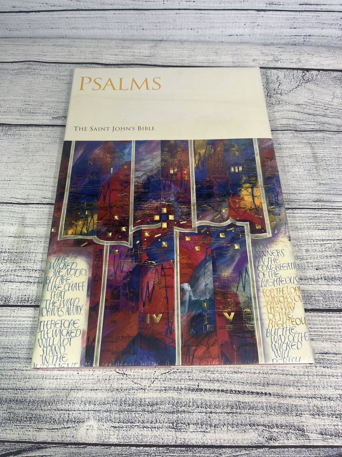 Saint John's Bible Vol.5 Psalms Donald Jackson Liturgical Press Sealed