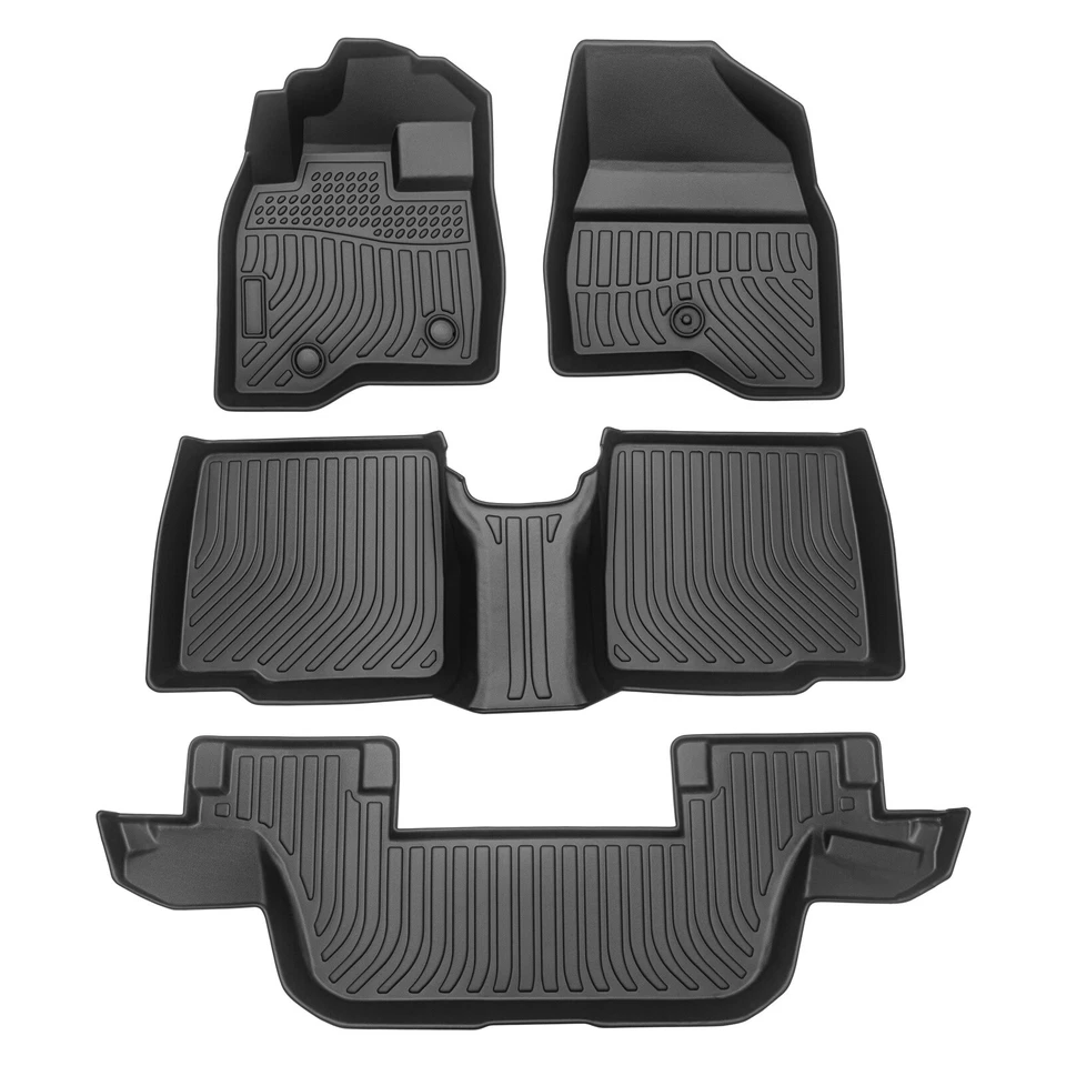 Car Floor Mats for 2011-2014 Ford Explorer Bench Seating,No Fit Bucket Seating Foto 2 de 4