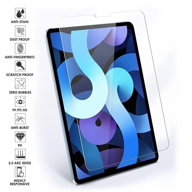 2x Tempered Glass For iPad Pro 13 M4 Air 11 10.2 9.7 11th 2025 Screen Protector - Image 4 of 4
