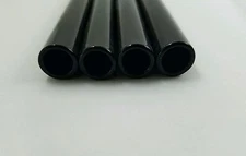 6" Black Pyrex Glass Blowing Tubes 10 Piece 13 mm OD Tubing 1.5 mm Thick Wall