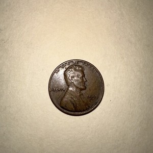 1953 D Lincoln Wheat Penny folder filler - Circulated Actual Coin Shown!