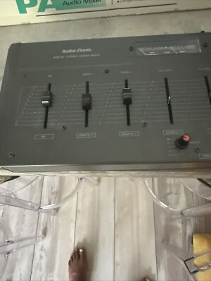 Radio Shack SSM-50 Cat 32-1213 Stereo Sound Mixer Read Free Shipping Tested