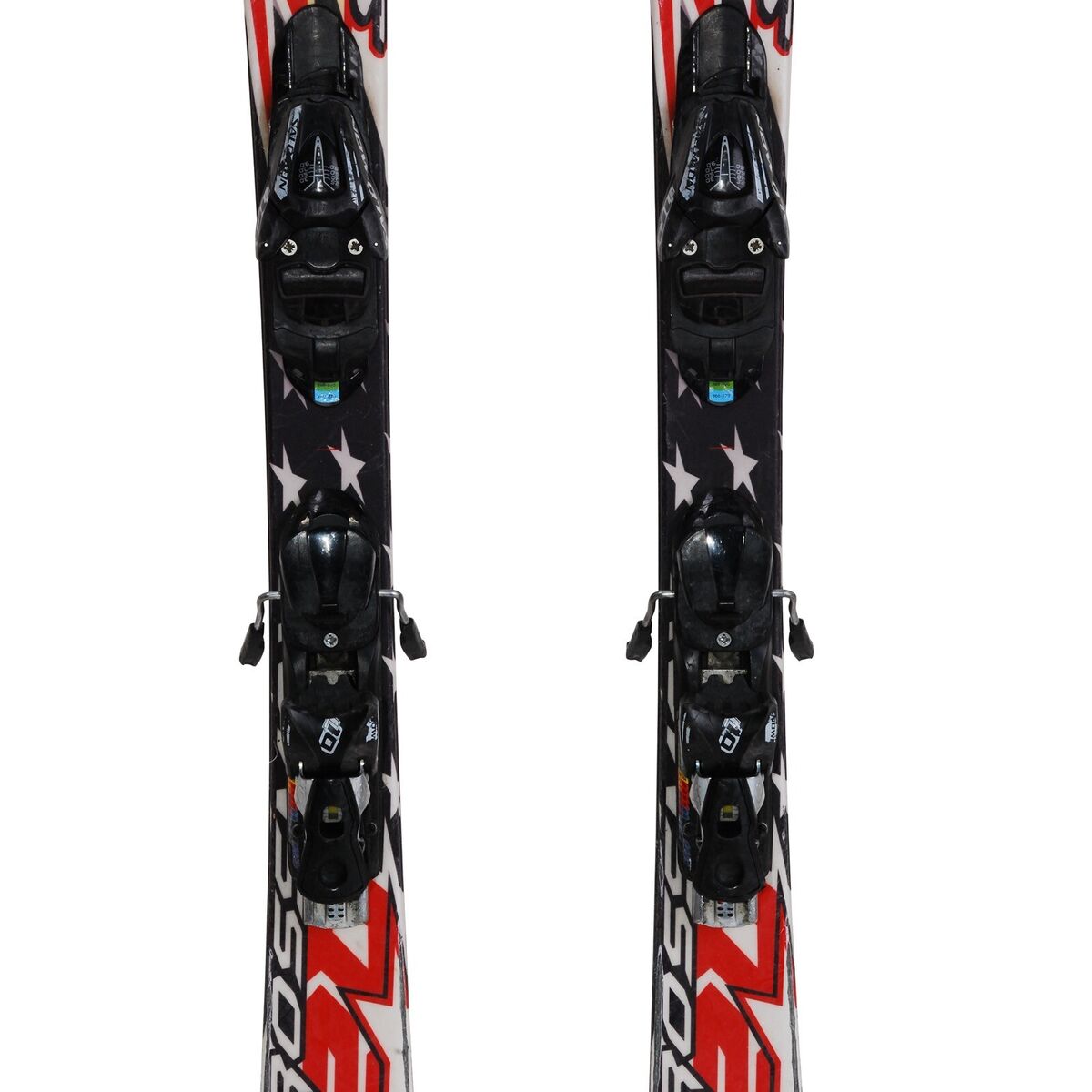 Mini Ski occasion Salomon Crossmax 120 + fixations - Qualité B 120 cm
