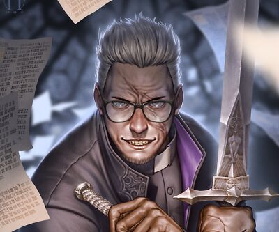 Anime hellsing  alexander Playmat Gaming Mat