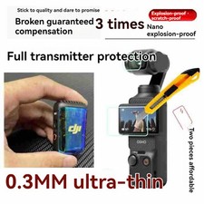 For DJI OSMO POCKET 3 Camera PTZ Lens Screens Transmitter Nano Protective Films