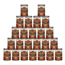 24 Cans- Keystone Meats All Natural Beef Fully Cooked 14.5 oz No Preservatives