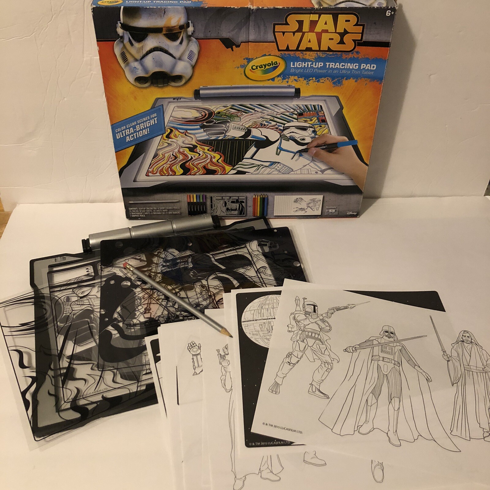 crayola light up tracing pad star wars
