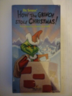 Dr. Seuss How The Grinch Stole Christmas VHS 1994 MGM/UA New Sealed