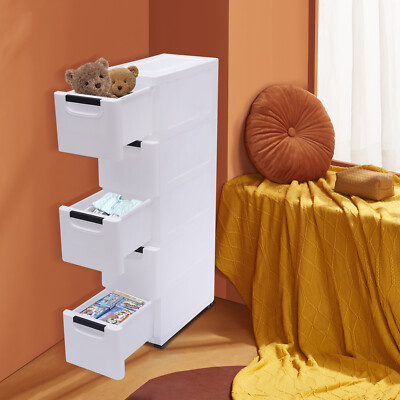 Wardrobe Vertical Tall Dresser Storage Organizer Tower With 5 Drawers Closet NEW