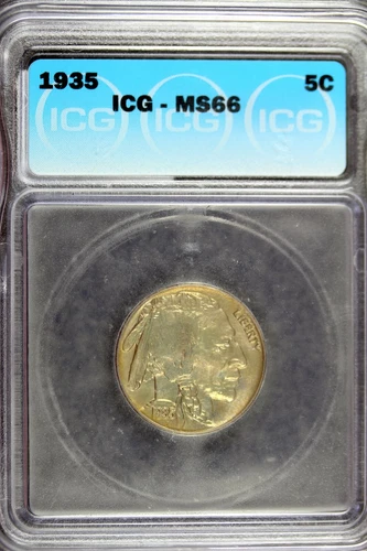 1935 - ICG MS66 Buffalo Nickel!  #B18586