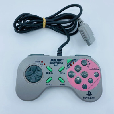 PS初期 & ゲーム & コントローラー セット SUNSOFT PS1 SUNSTATION PAD CONTROLLER SLPH-00004 | eBay
