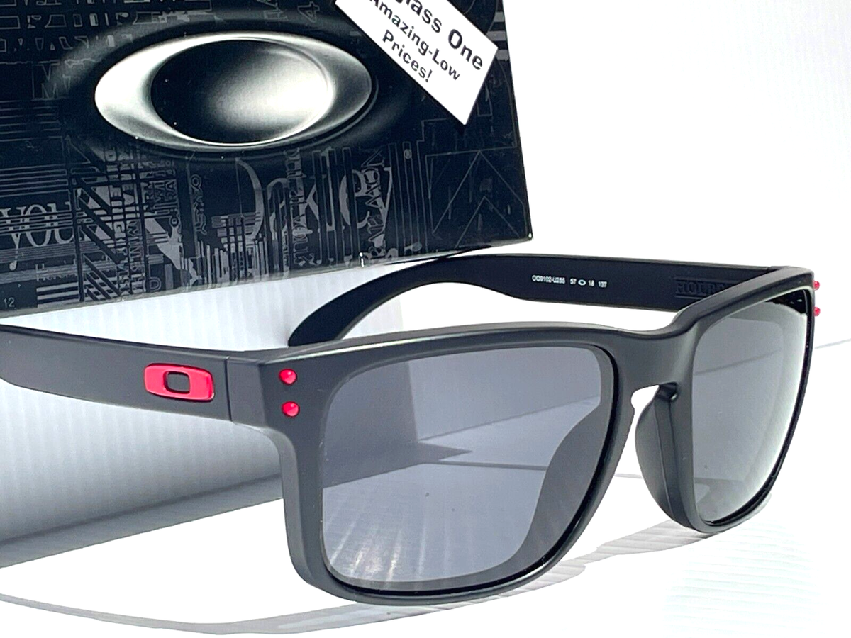 Oakley HOLBROOK Matte Black DUCATI Red POLARIZED Galaxy Black