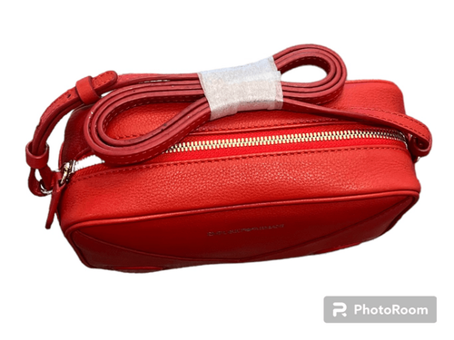 Emporio Armani Damen-Umhängetasche aus rotem Echtleder Neu ohne Etikett - Bild 2 von 6