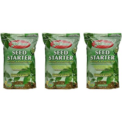 Hoffman A H /Good Earth Seed Starter Mix, 10 Quart bag,  Pack of 3