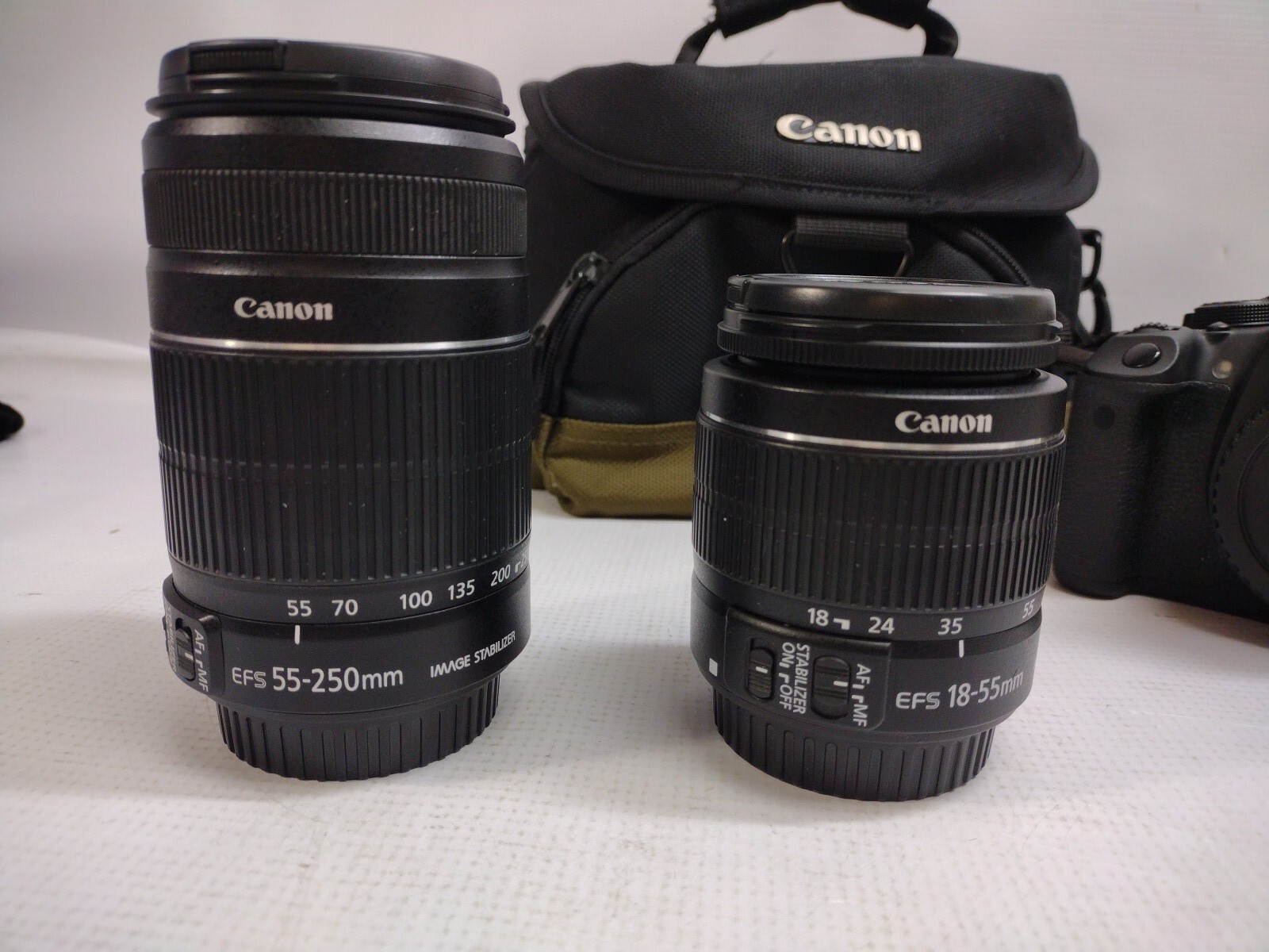 Canon EOS Rebel T5i Camera Kit 1855mm & 55250mm Lens Battery