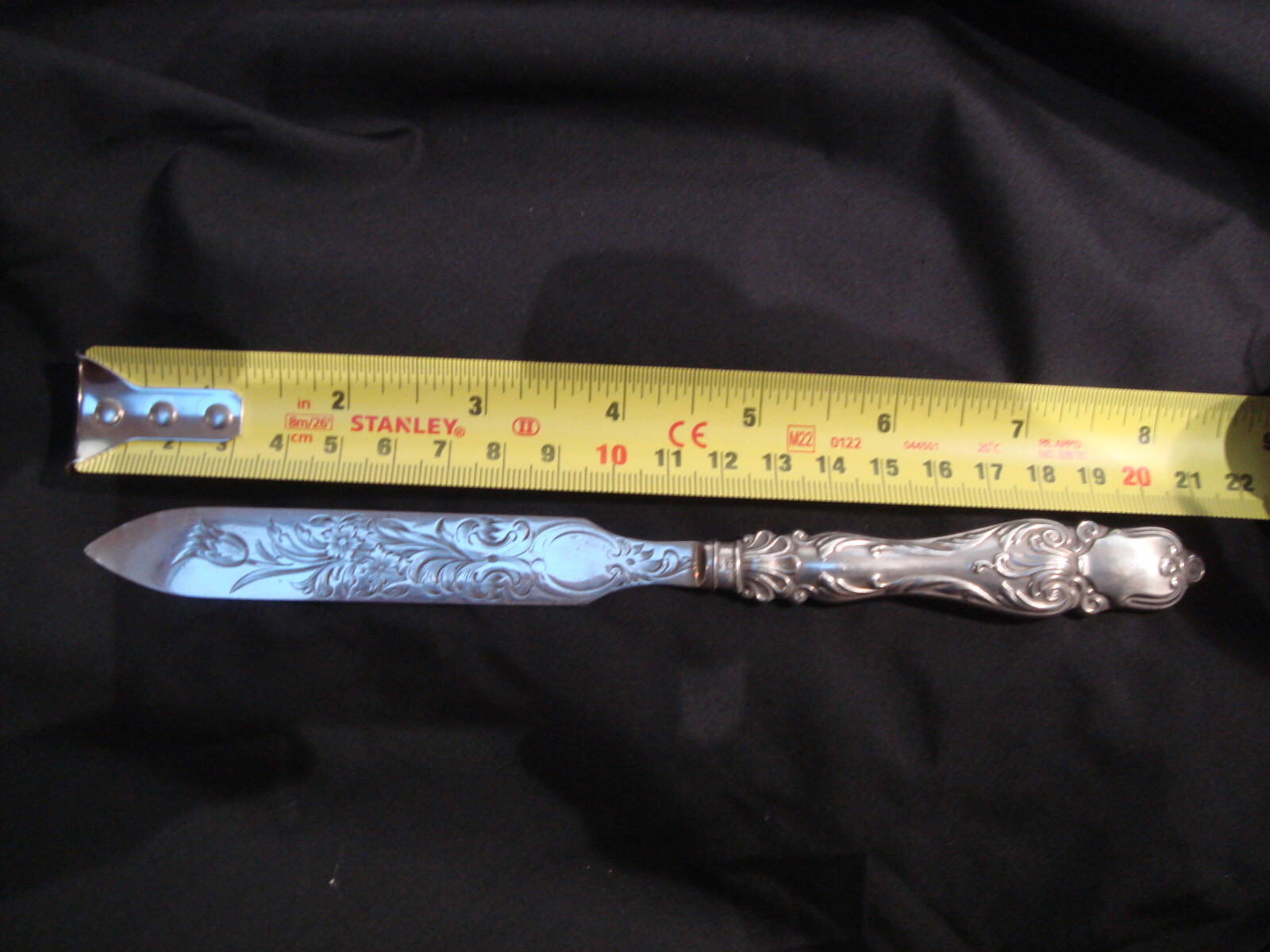 Antique Sterling Silver Letter Opener Victorian Shefield 1874 eBay