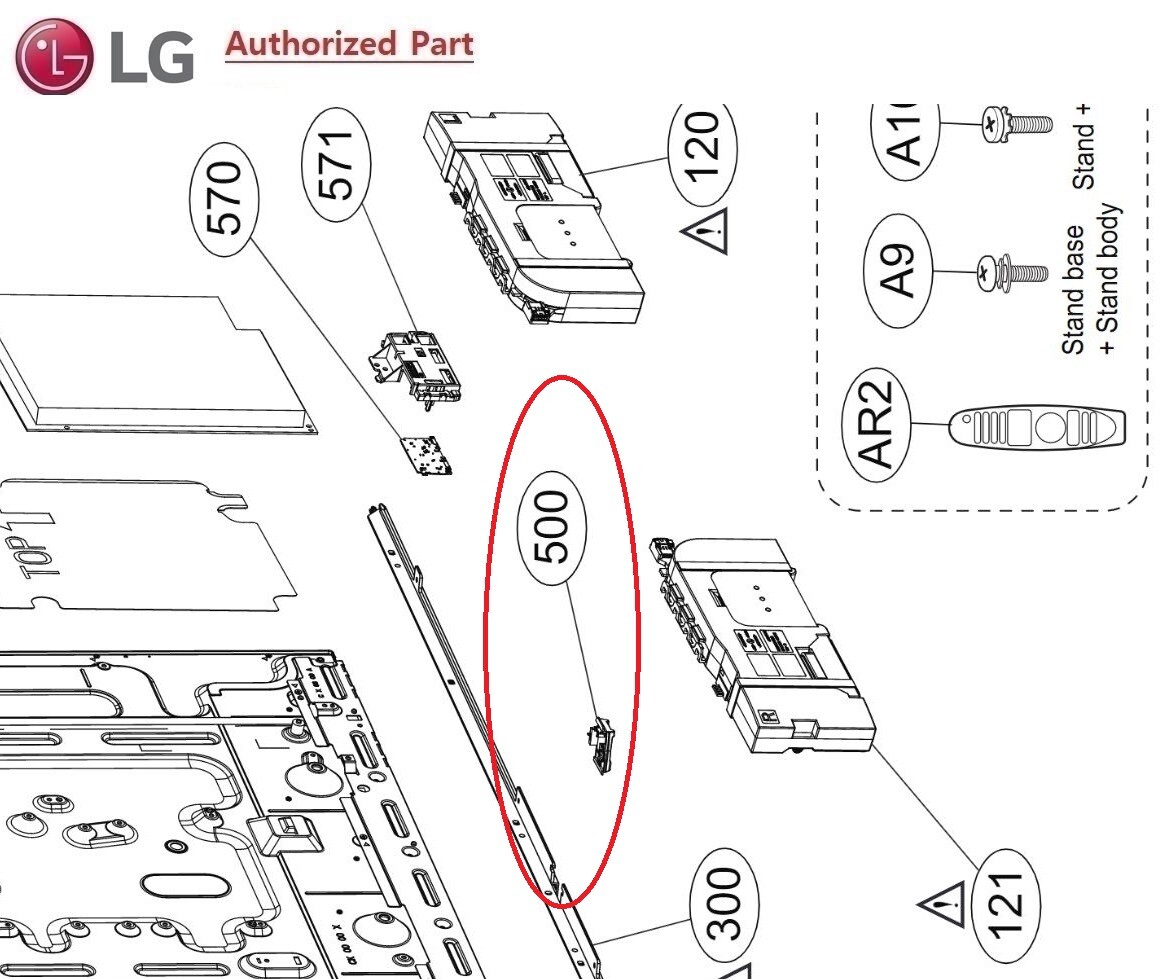 LG GENUINE TV PART EBR83592001 PCB Assembly,IR Key CONTROL SENSOR BUTTON BOARD eBay