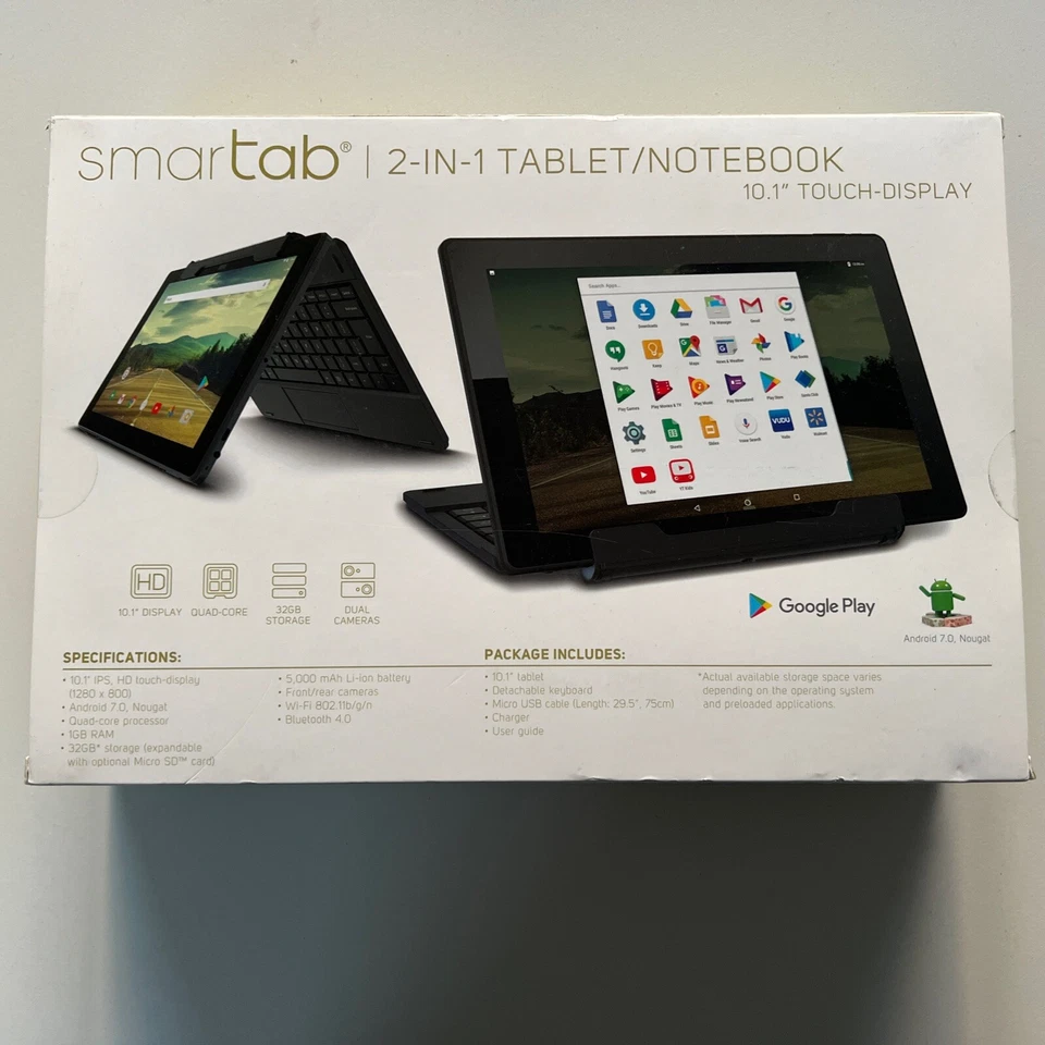 2 in 1 Tablet PC 10.1 Screen Ultra Slim 32gb Intel Quad-core Processor Android - Image 2 of 4