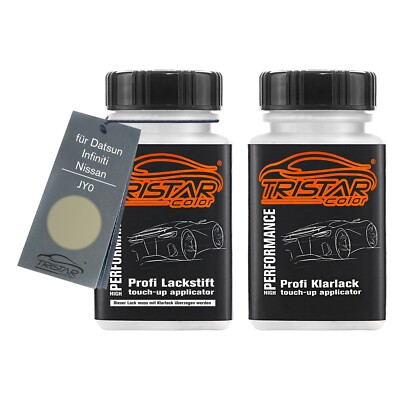 Autolack Lackstift für Datsun Infiniti Nissan JY0 Yellow Green Metallic 2 x 50ml