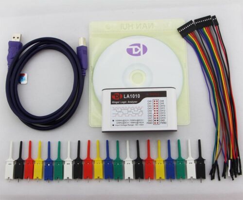New LA1010 16CH 100MHz USB Logic Analyzer ARM FPGA - Picture 3 of 3