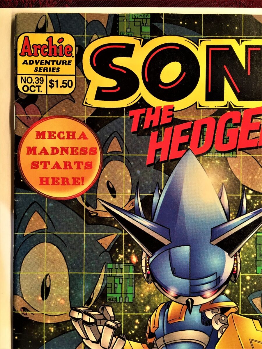 Sonic The Hedgehog #39 8.0 VF 1st Appearance of Mecha Sonic A