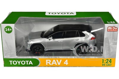 TOYOTA RAV4 HYBRID XSE SILVER 1/24 DIECAST MODEL CAR H08666