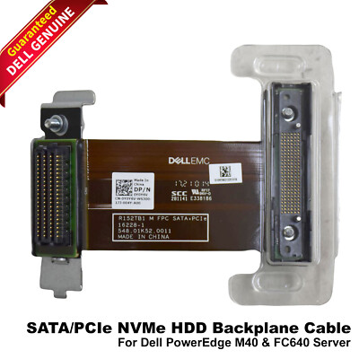 Dell PowerEdge FC640 M640 SATA PCI-E Motherboard HDD Backplane Cable Y0Y6V