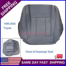 Front Bottom Leather Seat Cover Gray For 1996-1999 2000 2001 2002 Toyota 4Runner