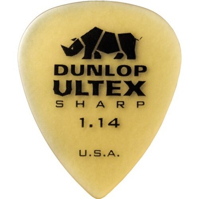 Dunlop Ultex Sharp Picks 1.14 - 6er Pack | Neu