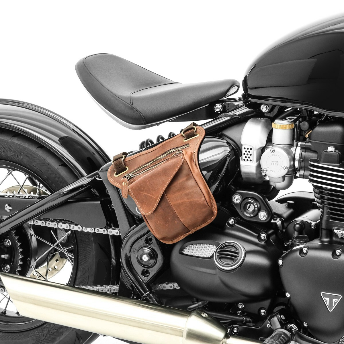 Seitentasche für Triumph Speed Twin Speedmaster SR1 Leder