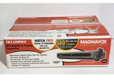 Magnavox TB110MW9 DTV Digital to Analog TV Converter w/ Remote NEW