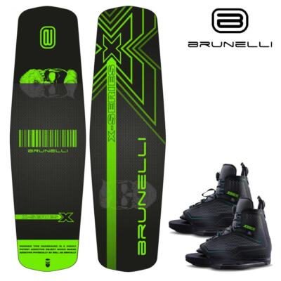 BRUNELLI Charbon Wakeboard Set 138 CM Avec Jobe Maze | UK