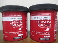 2x SoftSheen Carson Optimum Smooth Multi Mineral Relaxer MILD 14.1 oz