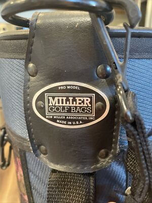 ヴィンテージキャディバッグ　7UP Ron Miller Pro Model Ron Miller Pro Model Floral Golf Cart Bag With 3 Way Divider
