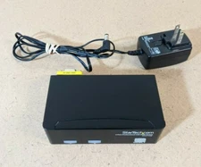 STARTECH.COM 2 Port Pro USB KVM Switch SV231USB Model: CBE1E7C772 + Power Supply